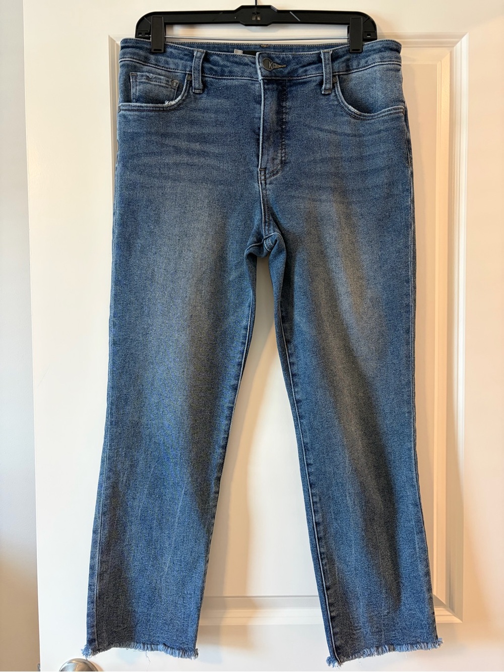 KUT from the Kloth Women’s Cropped Frayed Hem Jeans Size 10
